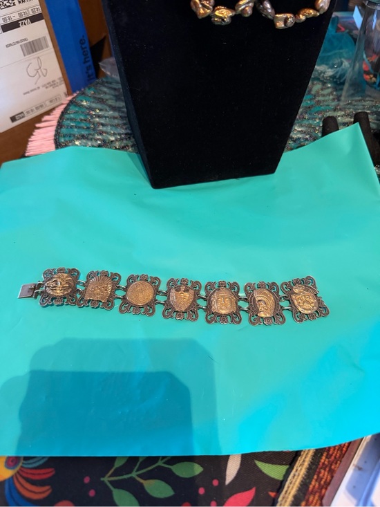Jewelry - Vintage Mexican Taxco Panel Bracelet